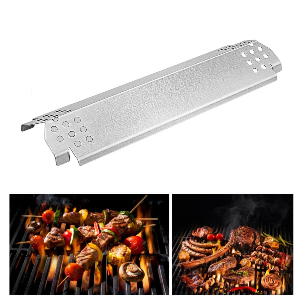 Stainless Iron Heat Tent Burners Cover for Grills Easy To Install Heat Diffuser Plate Outdoor Cooking Accessories