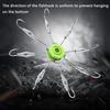 Crab Steel Flap Explosion Hooks 6/8 Claw for Square Bait Squid Fishhook Carbon Easy Carp Fishing Jig Hook Tackle Accessories 260319