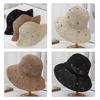Weaving Straw Hat for Teen Girl Breathable Spring Camping Sunproof Beach Hat