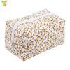 YY Handmade Cotton Makeup Bag for Women Aesthetic Girl for Toiletry Bag with Bow Detail National Style Handmade by Women