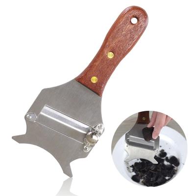 Versatile Truffle Slicer with Adjustable Straight Blade Ergonomic Wooden Easy Hand Adjustable Thickness Vegetable Slicer for Green and Kitchen Utensil