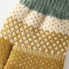 Thickened Touch Screen Gloves Windproof Wool Gloves Fashion Winter Knitted Gloves  for Men Women