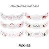 Waterproof European Freckle Tattoo Sticker—Metallic Flash Face Stickers for Christmas Makeup