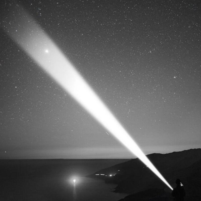 Telescopic Zoom LED Torch Multi-functional Digital Display Flashlight IPX4 Waterproof for Home Outdoor Night Fishing