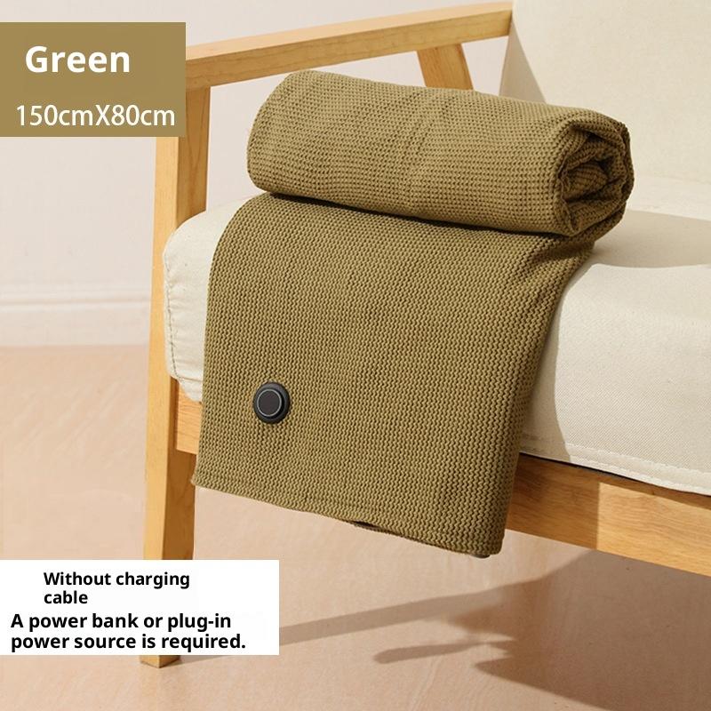 Electric Heating Blanket Warm Shawl Office Heating Blanket Washable USB Car Mounted Outdoor Thermal Blanket Adjustable 3 Levels