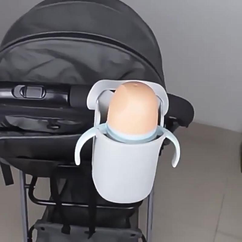 1PC Baby Stroller Multifunctional Silicone Cup Holder Wheelchair Baby Stroller Bicycle Bottle Holder Bottle Storage Bag