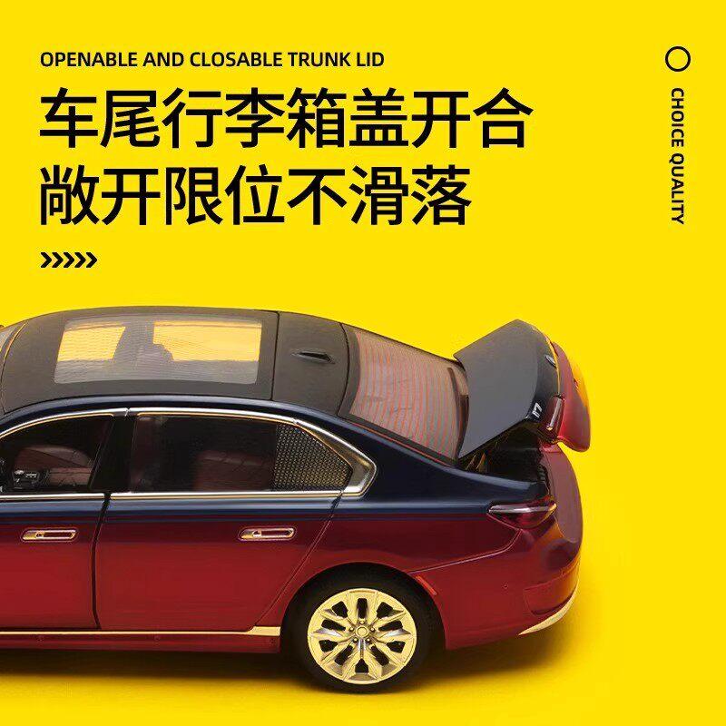 1:24 BMW 7 Series i7 G70 M6 GT3 M4 DTM CSL M4 V8 Alloy Luxy Car Model Diecast Metal Toy Limousine Pure Electric Vehicles Car Toy