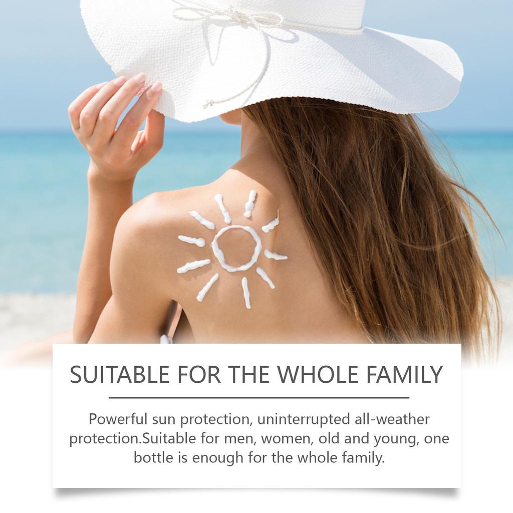 Facial Body Sunscreen Sun UV Protector Solar Skin Protective Sunblock Oil-Control Moisturizing Whitening Sunscreen
