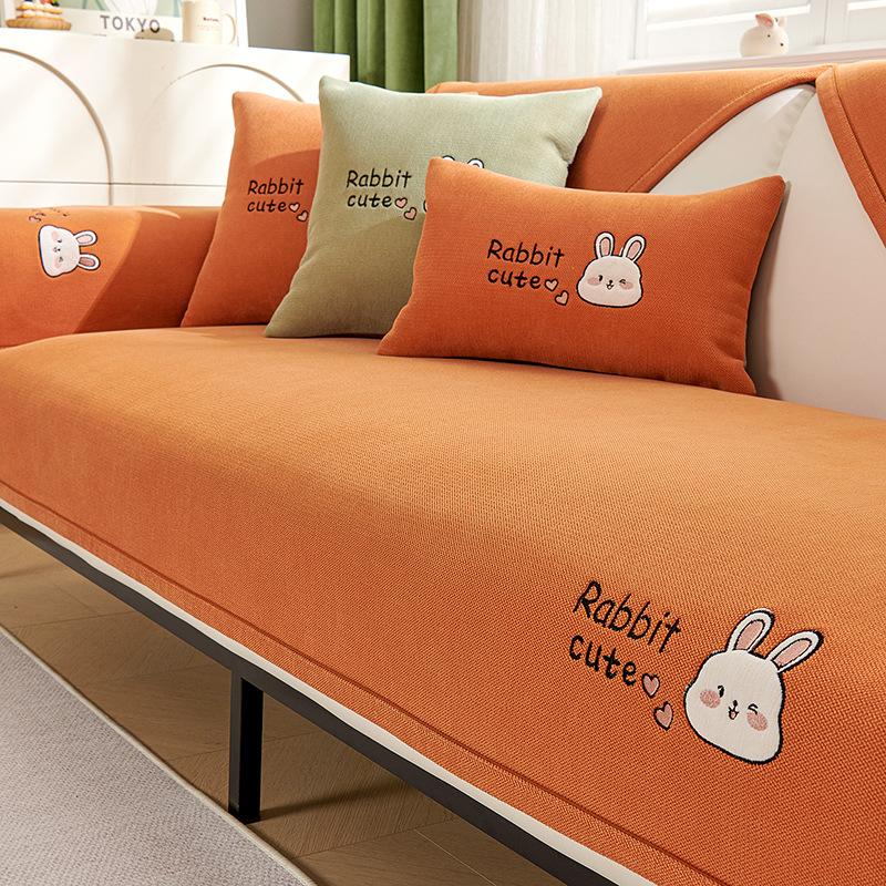 Strictly Selected Chenier Cartoon Sofa Cushion, Universal Non-Slip Sofa Cover Cover For All Seasons, New Seat Cushion Backrest Cover