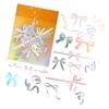45pcs Bowknot Scrapbook Stickers Cute Strong Adhesion PET Planner Stickers Decal for Diary Photo Alb