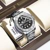 Luxus Herrenuhr Business Quarz Uhren Sport Wasserdicht Leuchtend Datum Edelstahl Herrenuhren