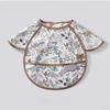 1 Peça Babadores de Alimentação para Recém-Nascidos Retro Europeu Animal Fofo Bebê Infantil Mangas Curtas Panos de Arroto Impermeáveis Laváveis Babadores de Bebê