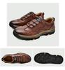 Autumn/Winter 2022 Men's Korean Style Leather Hiking Shoes - Trendy, Breathable, Casual.