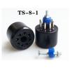 1pc For TS-8 Tube Socket 8 Pin Electrical Sockets Black Connectors For Audio Systems Accessories Easy Installation