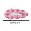 Gifts Alloy Plaid Hair Clip Acrylic Candy Color Cloud Hair Clip Barrettes Irregular Korean Style Hairpin Daily