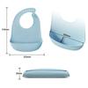 Silicone World Waterproof Silicone Bibs Baby Kids Stuff Kids Bib Aprons Girl Boy Adjustable Soft Silicone Bib Baby Feeding Stuff