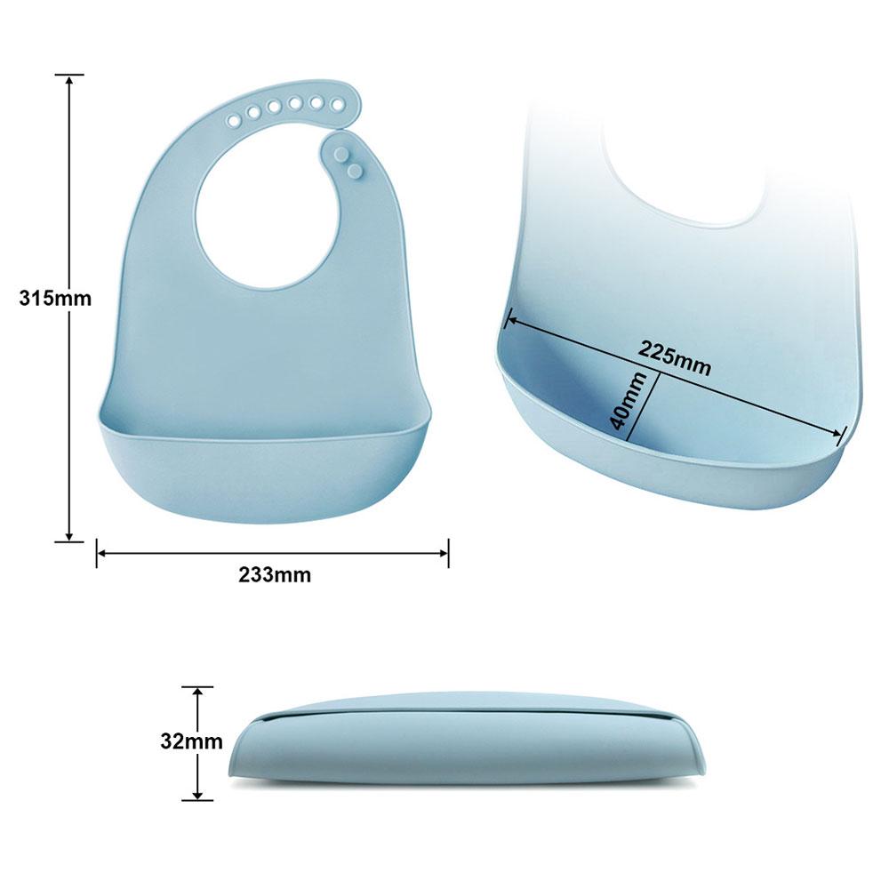Silicone World Waterproof Silicone Bibs Baby Kids Stuff Kids Bib Aprons Girl Boy Adjustable Soft Silicone Bib Baby Feeding Stuff