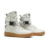 Nike Womens SF Air Force 1 High 'Light Bone' (women's Sizes) Light Bone / Light Bone-Gum Medium Brown Skateboard Shoes 857872 004