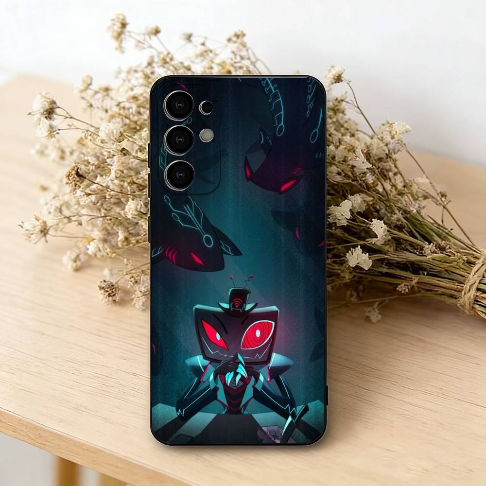 Hazbin H-Hotel V-Vox   Phone Case For Samsung S25,S24,S21,S22,S23,S30,Ultra,S20,Plus,Fe,Soft Silicone Black Cover