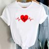 Than Heart Tshirt Harajuku Style Fashion Than Heart Love Simple Fashion Loose Tshirt Unisex Ins Tops Tee