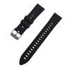 Watch Band Silicone Engraved Breathable Quick Release Comfortable Watch Strap Replacement for GT4 Black
