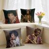 Jimi HHendrix Rock Cushion Cover Square Short Plush Pillow Case Living Room Sofa Home Decor Funda X