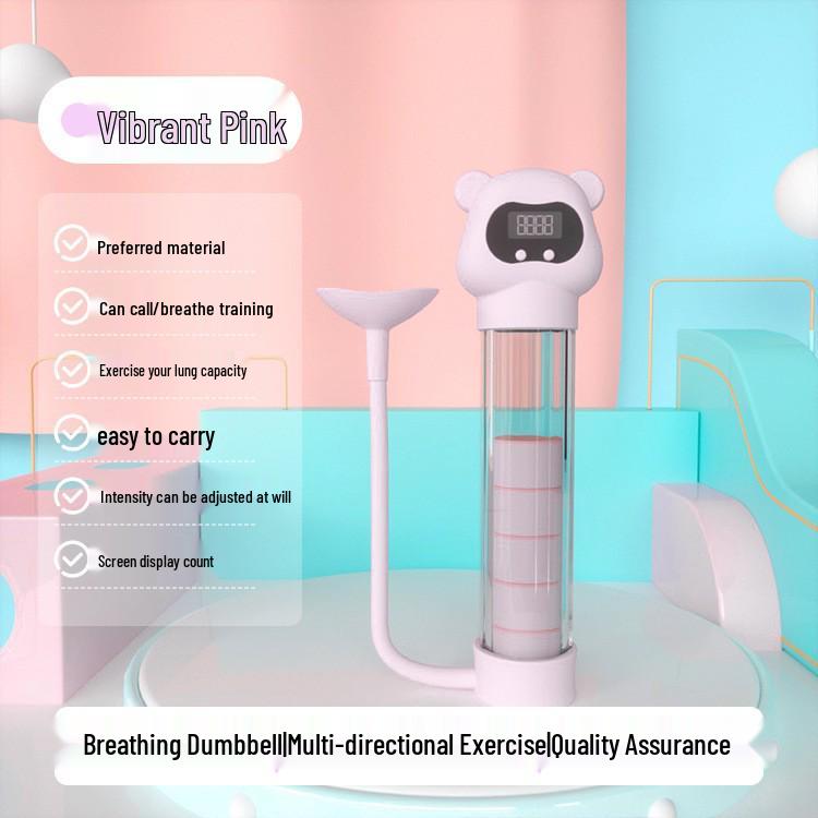 Portable Breathing Dumbbell for Abdominal, Lung, V-Line, Pelvic Floor, and Facial Muscle Training