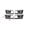 Matte Black Interior Car Door Handle Bowl Frame Cover Decoration for 4Runner 10+