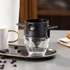 Caffettiera con filtro per caffè portatile pieghevole Caffettiera a goccia in acciaio inossidabile Porta tè Riutilizzabile senza carta per versare sopra il gocciolatore per caffè