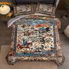 Antique Persian Kirman Duvet Cover Set UK Single Double Queen US Twin Full King Size  Bed Linen Set