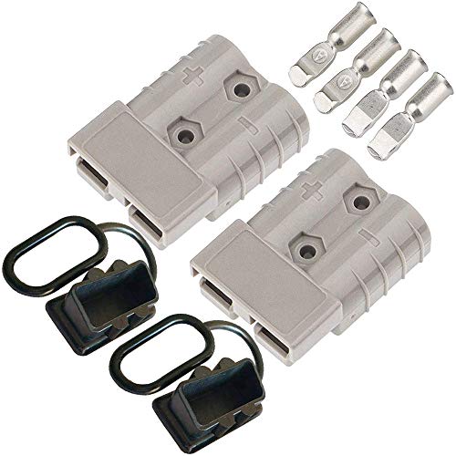 

CESFONJER 50A Battery Connector Quick Connect Modular Power Connector Quick Disconnect for Auto, Motorhome, Caravan, Camper, Boat