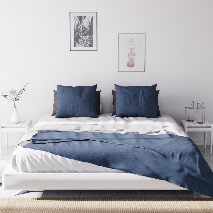 Jeté de lit - Soleil d'Ocre - Adèle - 240x220 cm - 70% coton - Lavable en machine