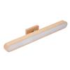 Wooden Vanity Light with 360 Degree Rotation and Touch Dimmable USB
