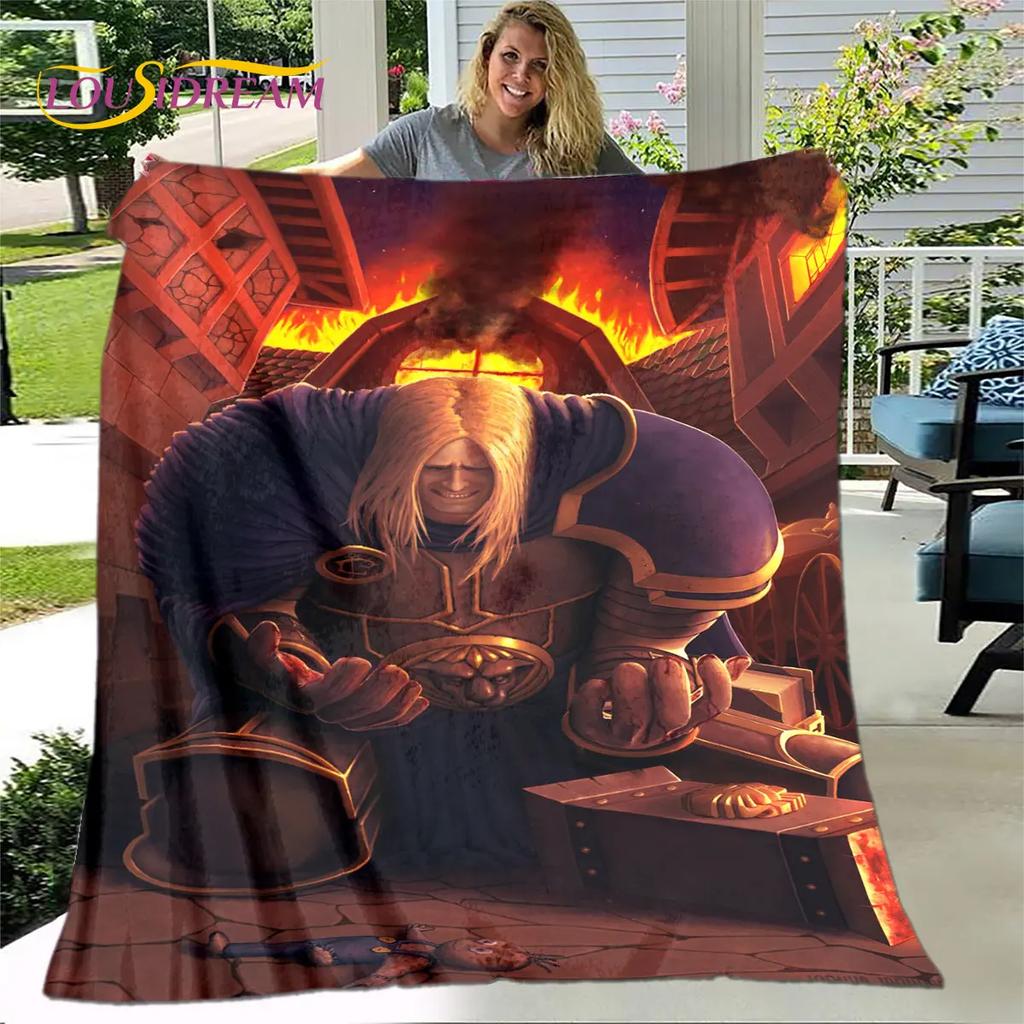 WOW, World of Warcraft Game Gamer Soft Plush Blanket,Flannel Blanket Throw Blanket for Living Room Bedroom Bed Sofa Picnic Cover