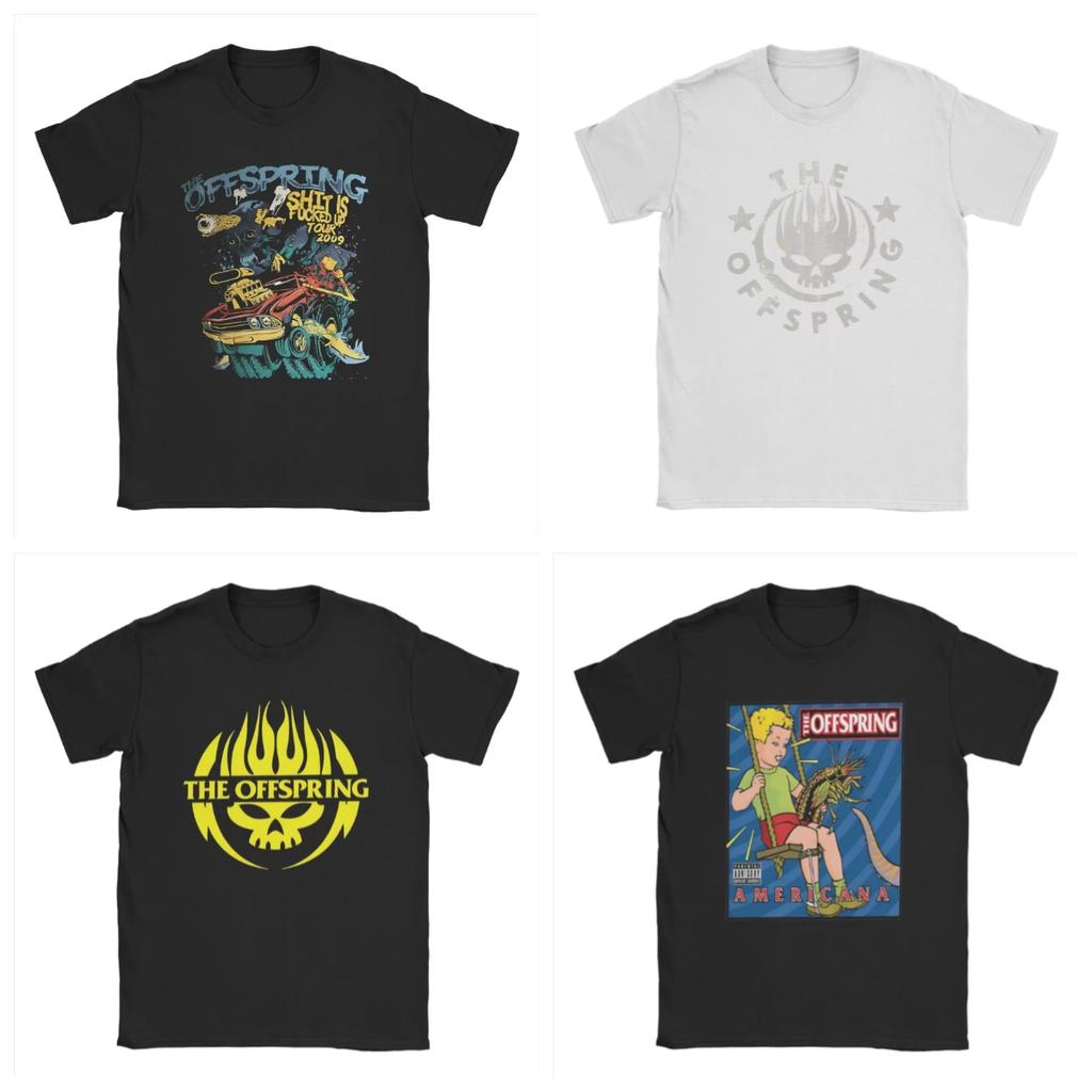 Punk Rock Band The Offspring Fun Tshirt Summer Trend Fan Enthusiast Printed Top Street Style