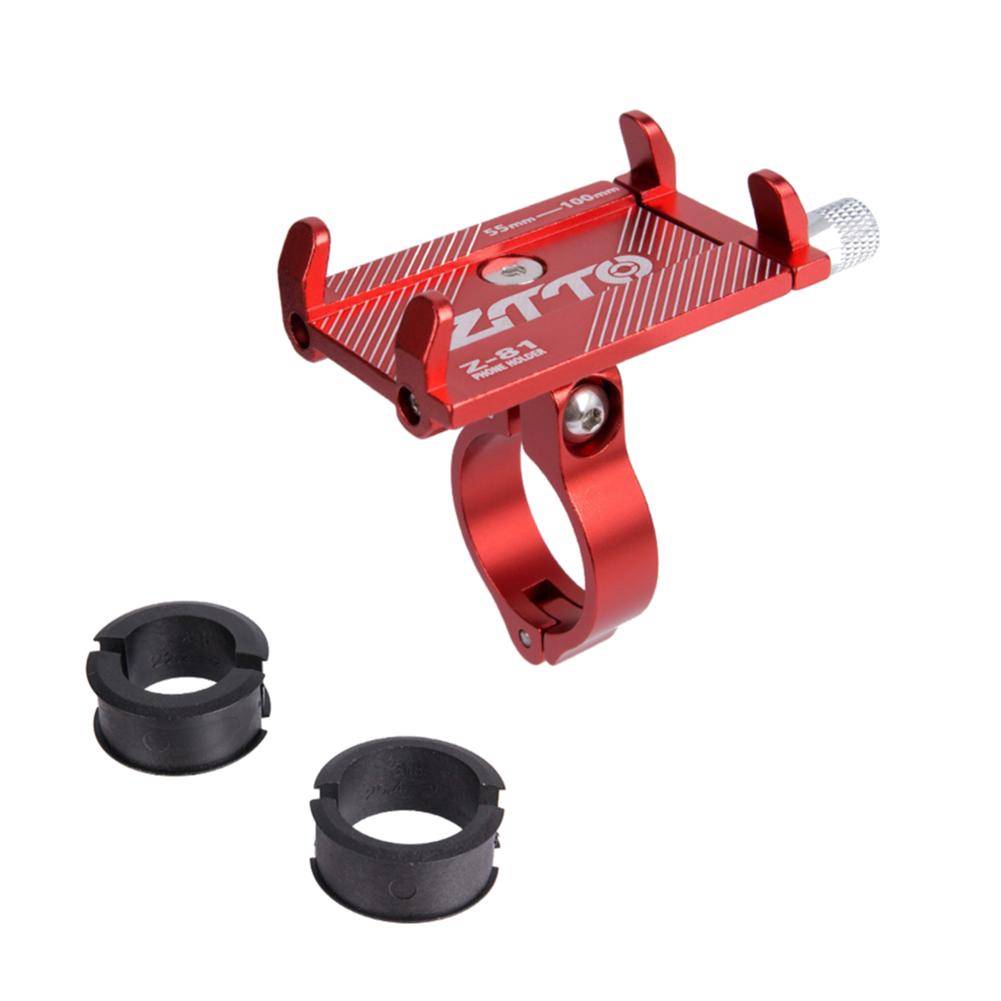 Bicycle Phone Holder GPS Navigation Cellphone Handlebar Stand Mount Motorcycle Cell Phone Mount with Aluminum Alloy Bracket