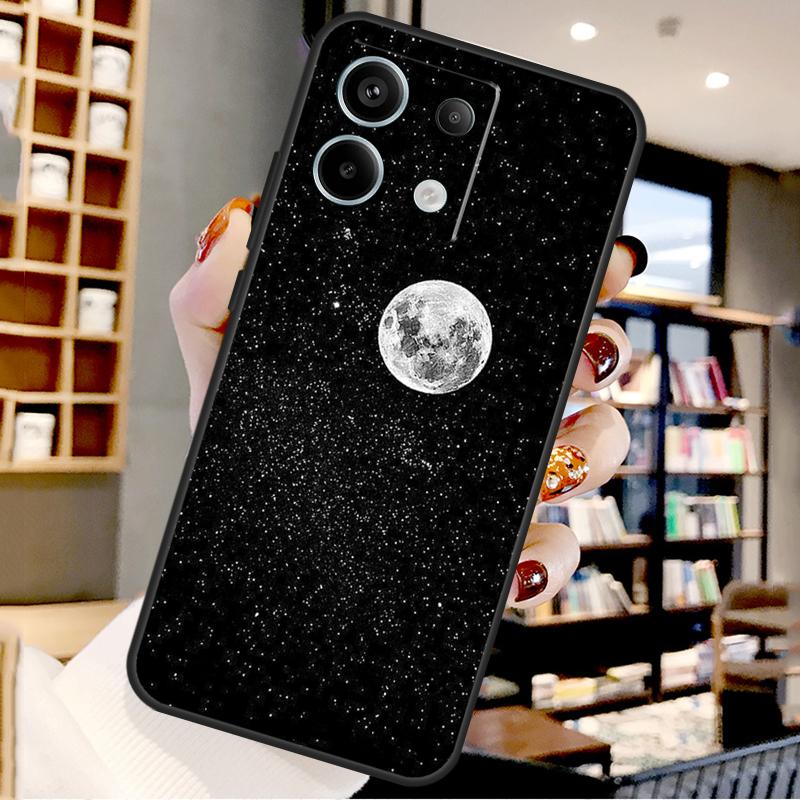 Space Sky Moon For Xiaomi Redmi Note 14 Pro 12 11 9 10 13 15 Pro Plus Case For Redmi 15 10C 12C 13C 14C 15C