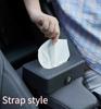 Creative Leather Car Napkin Holder Box Hanging Chair Back Tissue Box for Vehicle Interior Decor