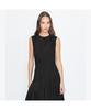 Tolibeochi Flare Cotton Silk Dress - Black