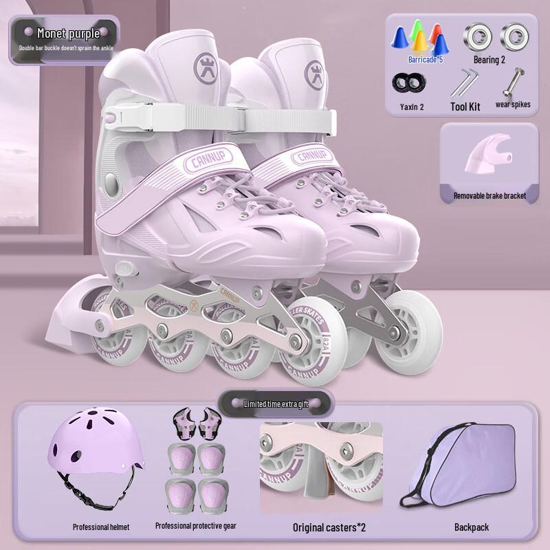 

Siwei Beginner Inline Skates with Protective Gear Adjustable