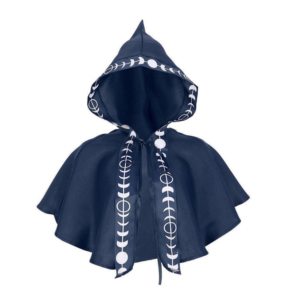 Fancy Dresses Party Wizard Witch Mantle Magician Outfit Cloak Halloween Women Men Cape Vampires Robe Cosplays Costumes