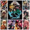 Demon Anime 5d Voll Diamant Malerei Kits Tanjirou Nezuko Cartoon Kunst Mosaik Kreuzstich Heimdekor Kinder Handarbeit Geschenk