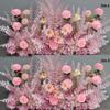 Wedding Aisle Blue Artificial Flower Row Decoration