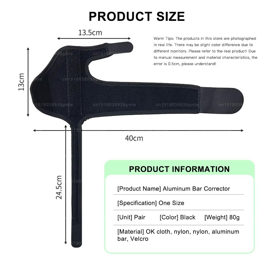 Corrector de Hallux Valgus Enderezador de Dedos del Pie de Acero Inoxidable Correa de Soporte Ortopédico para Alivio del Dolor de Pies