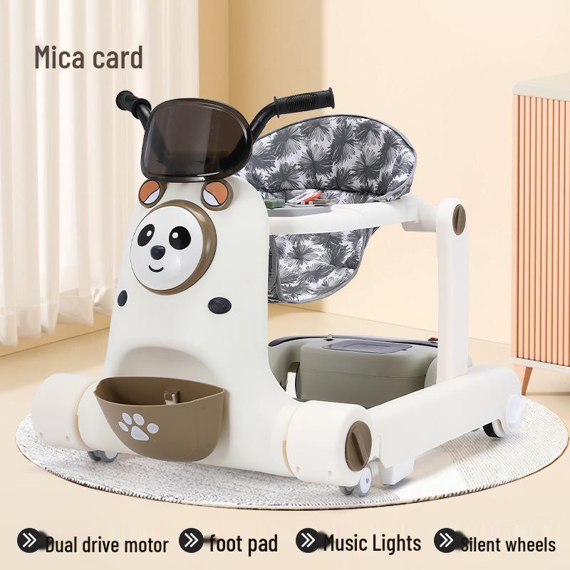 Multifunctional Baby Walker: Anti-Rollover, Sit & Push Design for 7-18 Months, Suitable for Boys & Girls