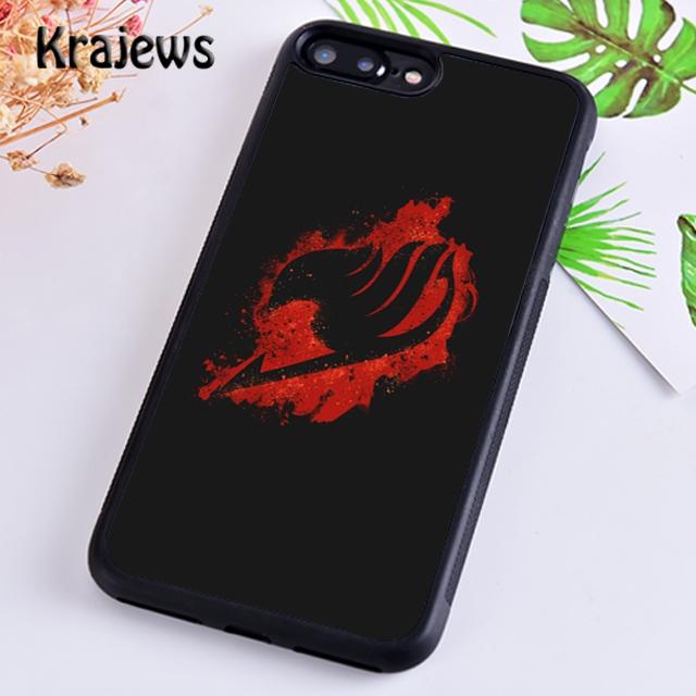 Krajews Fairy Tail Anime Paint Splatter Soft Phone Case For iPhone 14 5 6s 7 8 plus XR XS 11 12 13 pro max Samsung S21 S22ultra
