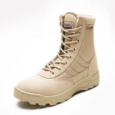 New Outdoor Leather Combat Boots for Men Combat Boot Breathable Tactical Boots Askeri Bot Desert Bots West Shoes