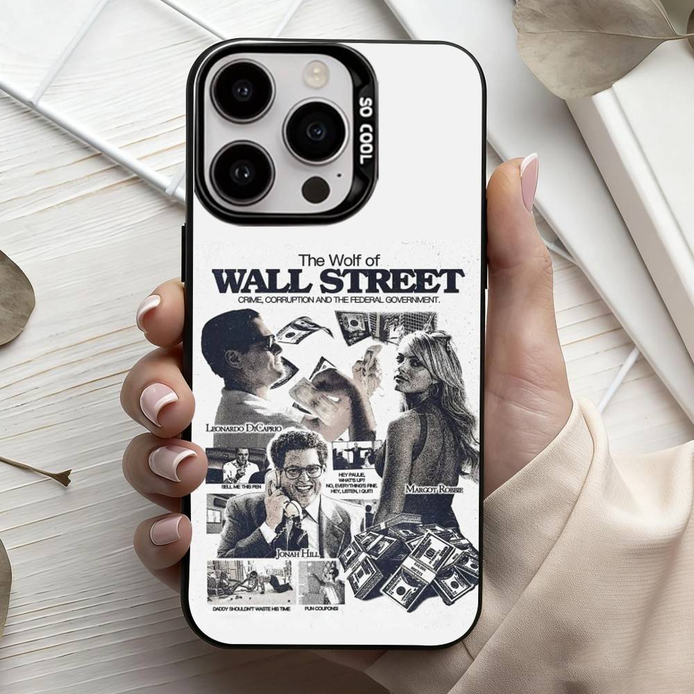 T-The Wolf of W-Wall S-Street TV Phone Case For iPhone17,16,15,14,13,12,11 Plus,Pro Max Black Candy Silver Phone Case