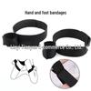 SM Hand and Leg Binding Restraint Set: Flirtatious Toy for Adults
