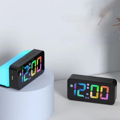 New Creative Book Alarm Clock Intelligent Colorful LED Light Smart Clock Luxury Digital Electronic Alarm Clock Home Accessories